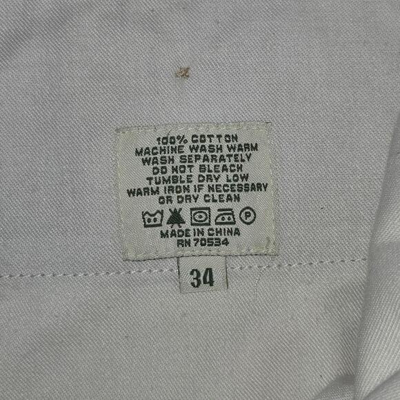 Orvis Vintage Men's Khakis. RN 70534. Size 34x31 1/2 - Picture 7 of 8